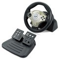  Twin Wheel F1 - Vibration Feedback F1 Racing Wheel for PS2 & PC